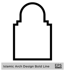 Arch Line Vector Art Icons And