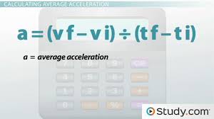 Acceleration Definition Formula