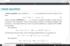 Linear Equations In Linear Algebra