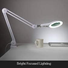 Magnifying Led Desk Clamp Lamp