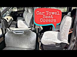 Car Towel Seat Cover Diy Installation