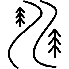 River Trail Free Nature Icons