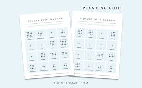 Square Foot Garden Planting Guide