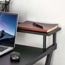 Retangular Black Mdf Computer Desk