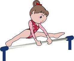 balance beam gymnastics clipart free