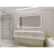 Krugg Icon 66 X 36 Led Bathroom Mirror W Dimmer Defogger Large Lighted Vanity Mirror