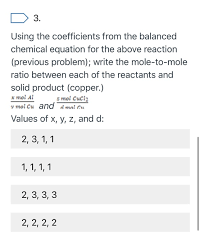 Coefficients From The Balanced Chegg