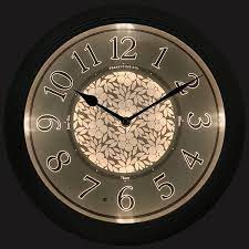 Og Metal Lighted Wall Clock