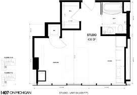 Floor Plans Of 1407 On Michigan In