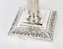 Antique Victorian Silver Plated Doric