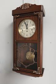 Art Deco Wall Clock Belgium Antique