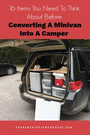 Minivan Camper