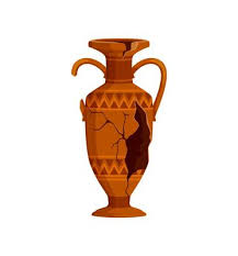 Broken Vase Vector Art Icons And