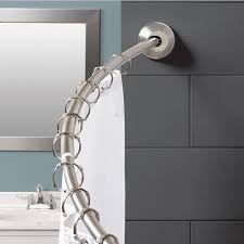 Dual Mount Curved Shower Curtain Rod