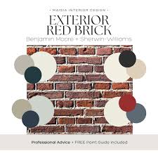 Exterior Paint Palette For Red Brick