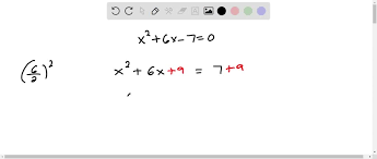 Ms Scarborough Solved X 2 6x 7