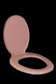 Pink Plastic Toilet Seat Cover