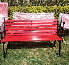 3 Seater Cast Iron Garden Bench With