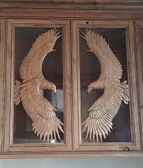 Custom Decorative Carved Wood Wall