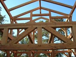 timber frame trusses create an open and