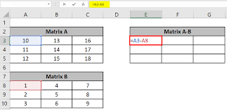 Matrix In Excel Methods To Create