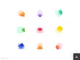 Frosted Glass Effect Icons Free
