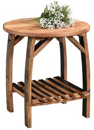 Up To 33 Off Rustic Barrel End Table