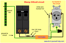 Wiring Diagram For A 20 Amp 240 Volt