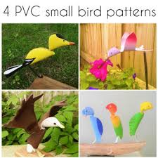 4 Pvc Pipe Small Bird Patterns Crazy