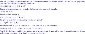 Solving Ordinary Diffeial Equations