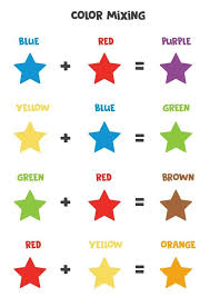 Color Mixing Scheme For Kids