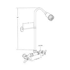 Outdoor Exposed Shower Faucet