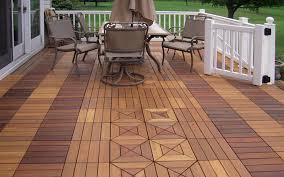 Interlocking Ipe Wood Deck Tiles From