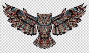 Barn Owl Bird Colored Glass Owl Wings