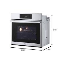 Lg Studio 4 7 Cu Ft Stainless Smart Electric Single Built In Wall Oven