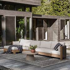 Porto Outdoor 134 In 3 Piece Chaise Sectional Reef West Elm