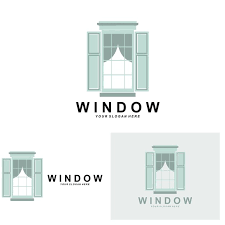 Home Window Logo Home Interior Icon Design