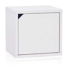 Way Basics Stack Cube With Door White