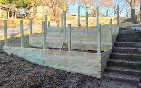Build A Wood Retaining Wall On A Slope