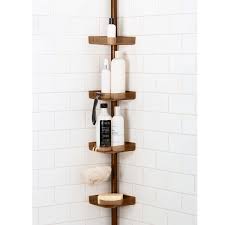 Tension Pole Freestanding Shower Caddy
