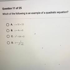 Quadratic Equation Brainly