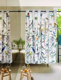 Design Shower Curtain Birds Sinfonia