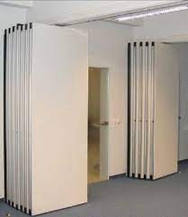 Cream Pvc Movable Wall Partition 2