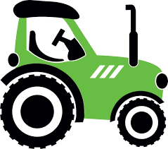 Farm Tractor Clipart Logo Symbol Icon