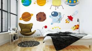 Wall Mural Cartoon Space Icon Pixers Uk