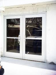 Glass Doors Orange Mirror And Glass