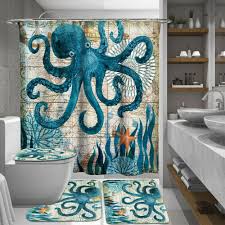 3pcs Dolphin Toilet Mat One Size