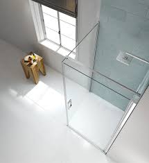 Half Wall Shower Glass Enclosures