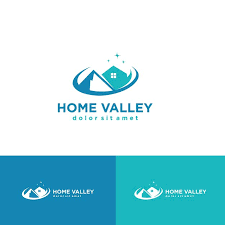 Nature Mountain House Logo Icon Valley
