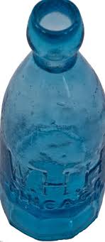 Privy Dug Cobalt Blue Glass Blob Top